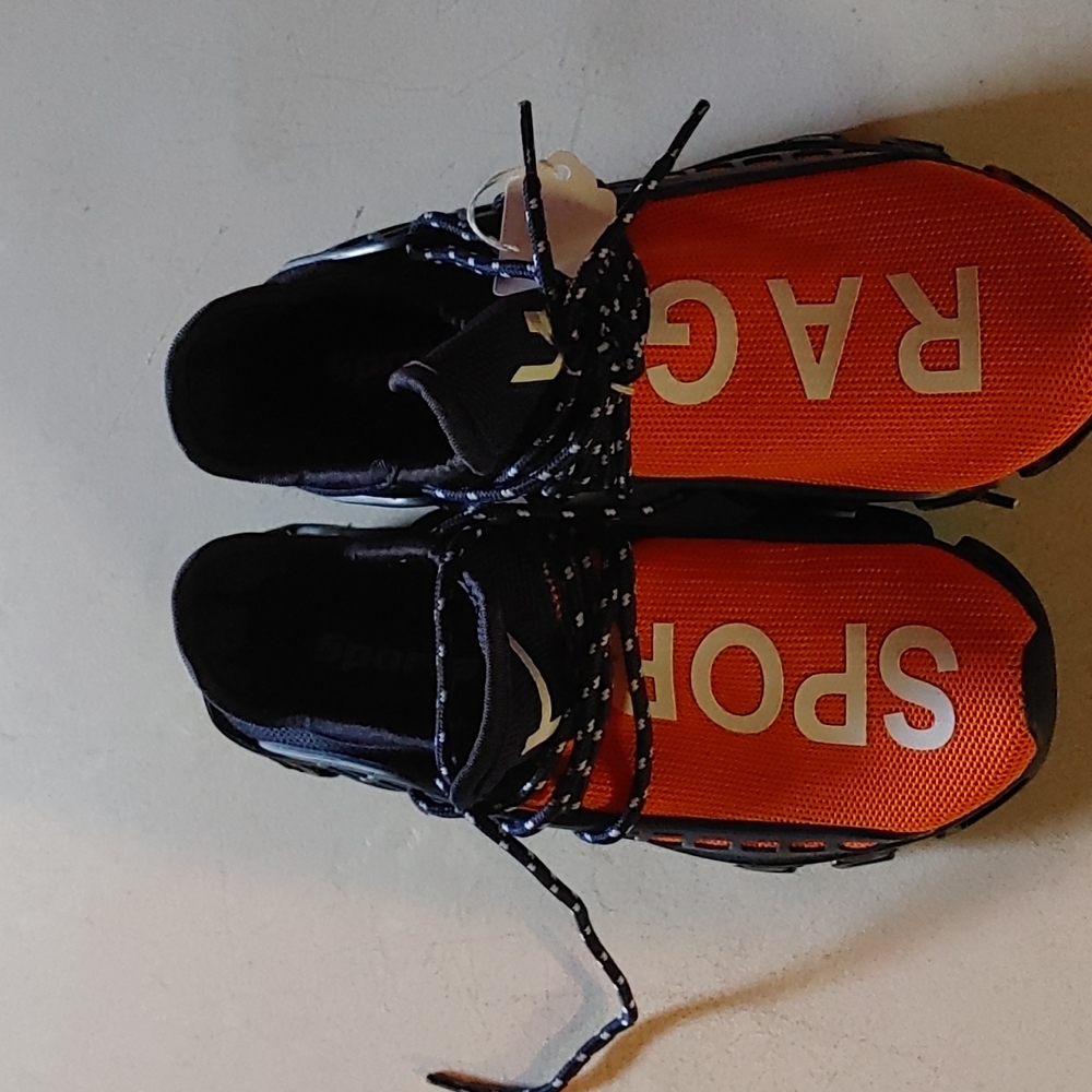 Ladies Dark Blue and Orange Sport Rage Shoes